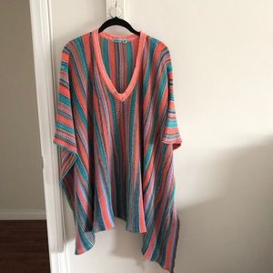 Goddis Stripe Poncho